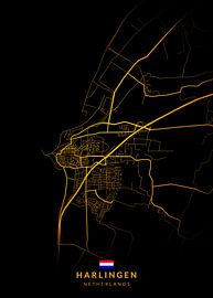 Harlingen Stadtplan von Kenda Maruyama