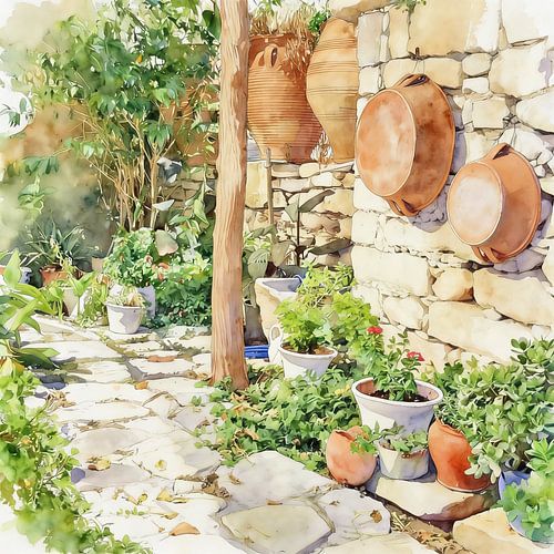 Crete – Pottery in Margarites