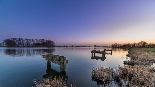 Binnenmaas au coucher du soleil