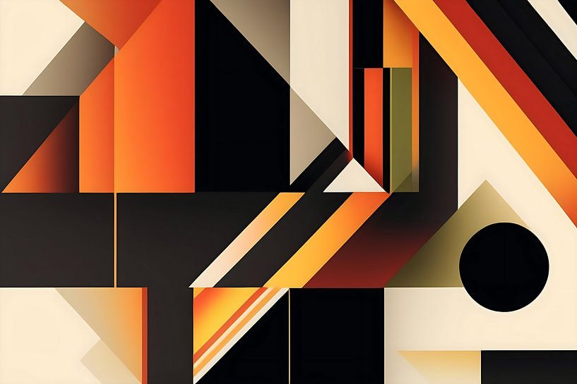 Bauhaus orange par Dreamy Faces