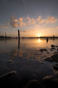 Sonnenaufgang am Fluss Lek