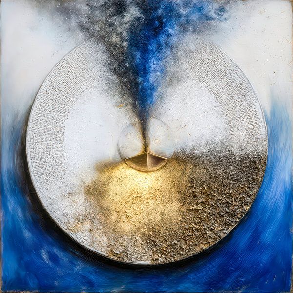 Ursprung der Dimensionen – Kreis der Elemente zwischen Materie, Licht und Kosmos von Klaus Tesching - Art-AI