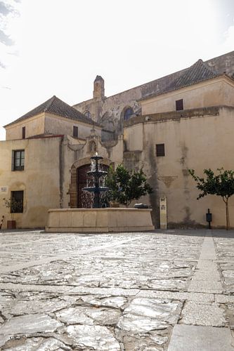 Historische katholieke kerk, Parroquia Nuestra Seora de la O, Agrupacion Parroquial Virgen de la Merceds, in het centrum van Rota, Cdiz, Andalusië, Spanje.