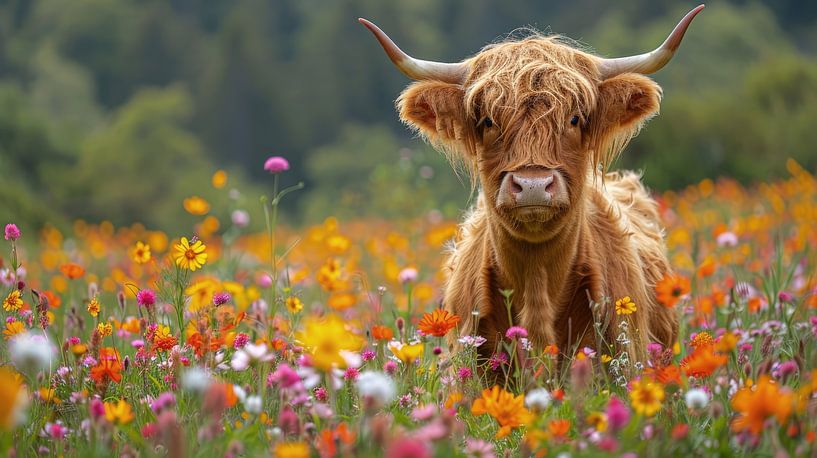 Schottische Highlander: Flora und Fauna von ByNoukk