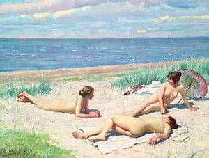 Mädchen am Strand