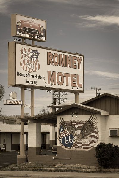 Route 66, motel en Amérique par Inge van den Brande