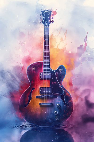 Gitarre abstrakt von Imagine