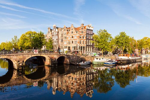 Brouwersgracht dans la vieille ville d'Amsterdam sur Werner Dieterich