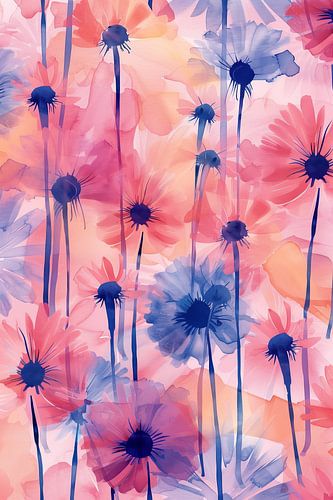 Pissenlits tricolores