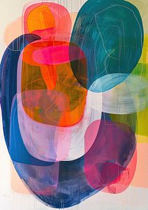 Zen Moderne bunte Formen