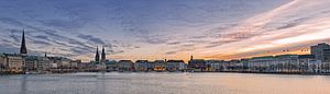 Alster Panorama von Dirk Thoms