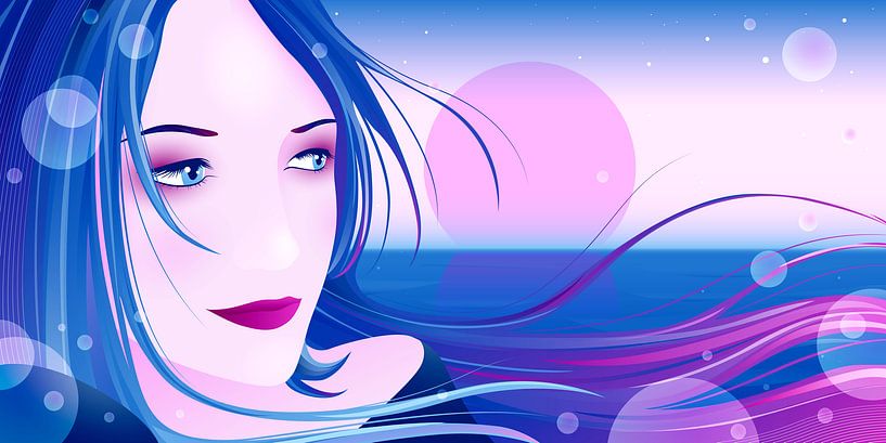 Bye bye my baby by Mixed media vector arts