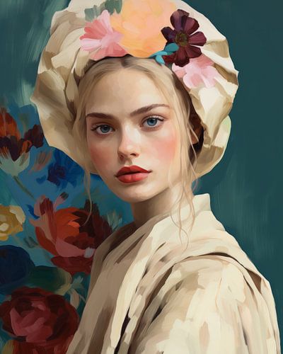 Modern portret met een klassieke twist