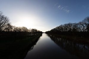 Ein sonniger Wintertag an der Ems