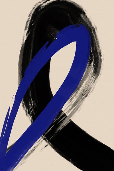 Black And Blue No 3 by Treechild