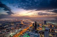 Zonsopgang op Burj Khalifa van Rene Siebring thumbnail