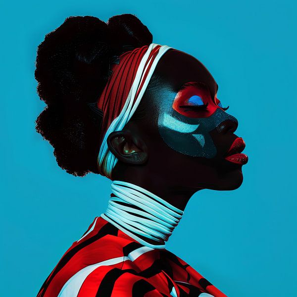 Woman - Futuristic elegance by Poster Art Shop