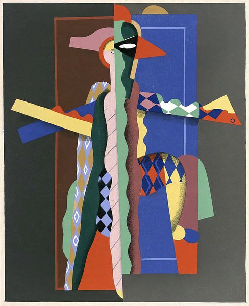 Collection Decorations and Colours 13 (1930) by Georges Valmier by Peter Balan