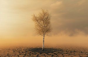 Baum im Sonnenuntergang