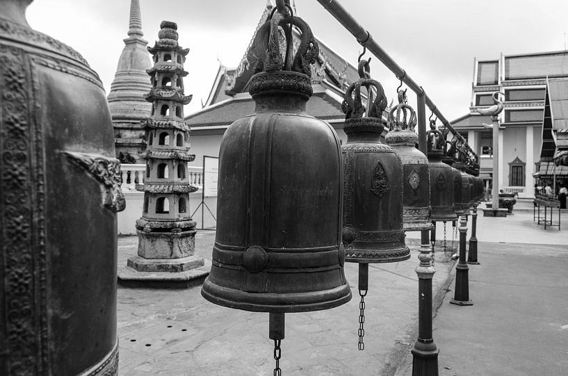 Buddhist Temple Bells by Bliek Fotografie