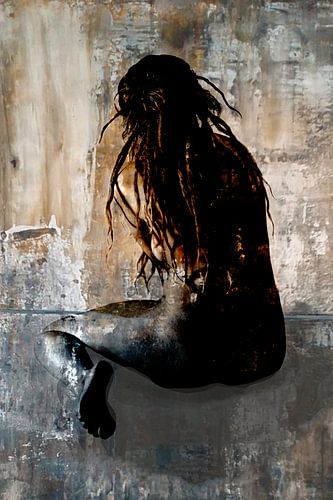 Introspection, thinking girl