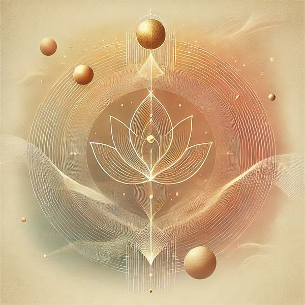 Lotus of light by Ilona Stroecken