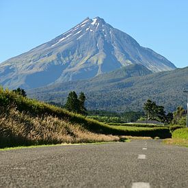 En route vers le Mont Taranaki sur Renzo de Jonge