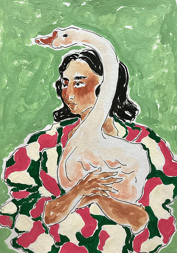 Woman and Goose