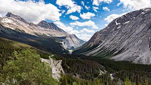 Canada, Rocky Mountains : promenade des champs de glace sur Kees Dorsman