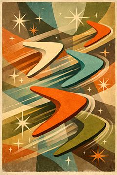Mid Century Boomerang Atomic by irgian firmansyah