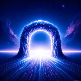 Porte stellaire de l'infini sur Agunk Visionary Art