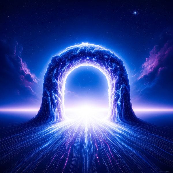 Stellares Tor der Unendlichkeit von Agunk Visionary Art