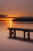 Zonsondergang aan het Veerse Meer