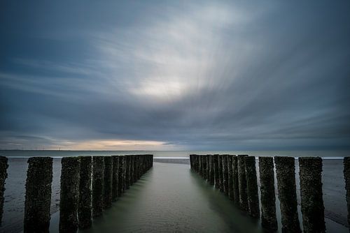 Golfbreker aan de Nederlandse kust