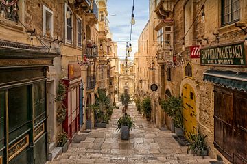 Magical Malta, Valletta, trap naar St. Lucy kerk van Marielle Leenders