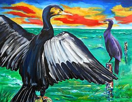 Kormorane von Eberhard Schmidt-Dranske