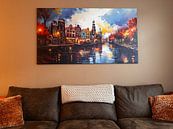 Customer photo: Amsterdam Painting by Preet Lambon
