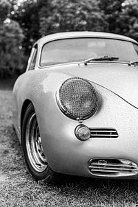 Porsche 356 klassischer Rennwagen Frontansicht