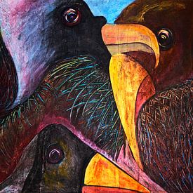 Oiseaux sur Mary Pedersen