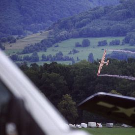 Segelflugzeug im tiefen Messerflug sur Joachim Serger