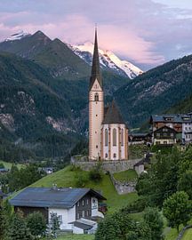 Heiligenblut with Großglockner sunrise by Sander Groenendijk