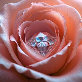 Blushfire Kristallblüte von Manuela Dekkers