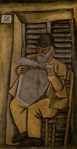 Joaquín Torres García - Figur eines Mannes (1926-1928)