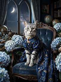 Himmlische Mondkatze von haroulita
