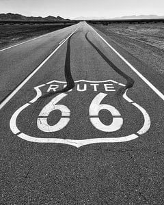 Route 66 à Amboy, Californie sur Henk Meijer Photography