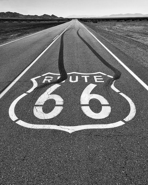 Route 66 in Amboy, Californië van Henk Meijer Photography