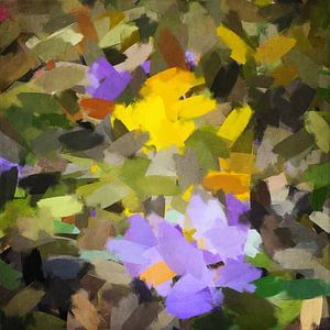 Frühlingserwachen II - Krokusse - Abstrakt