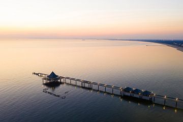 Seebrücke Heringsdorf auf der Insel Usedom von Werner Dieterich