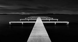 Aanlegsteiger Veerse Meer, Zeeland van Adelheid Smitt