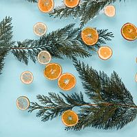 Valencia vibes - oranges // baby blue
